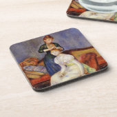 Renoir: Der Kaffee Getränkeuntersetzer (Linke Seite)