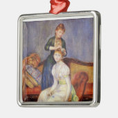 Renoir: Der Kaffee Silbernes Ornament (Links)