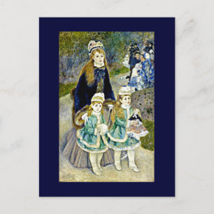 Renoir - Der Spaziergang Postkarte