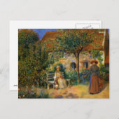 Renoir: Die Aussicht auf den Garten in der Bretagn Postkarte (Vorne/Hinten)