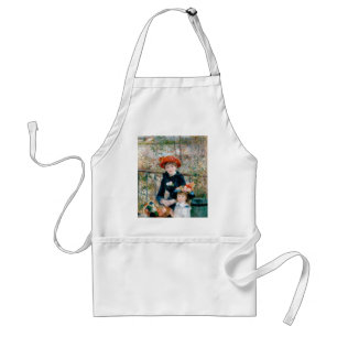 Renoir - die zwei Schwestern auf der Terrasse - Schürze
