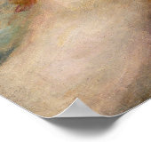 Renoir - dunkelhaarige Frau Poster (Ecke)