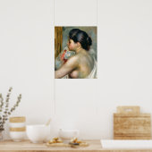 Renoir - dunkelhaarige Frau Poster (Küche)