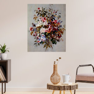 Renoir - Ein Blumenstrauß aus Rosen Poster