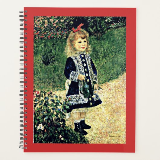 Renoir - Ein Mädchen mit einer Gießkanne, Planer (Vorderseite)