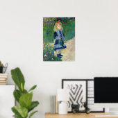 Renoir - ein Mädchen mit einer Wasserdose Poster (Heimbüro)
