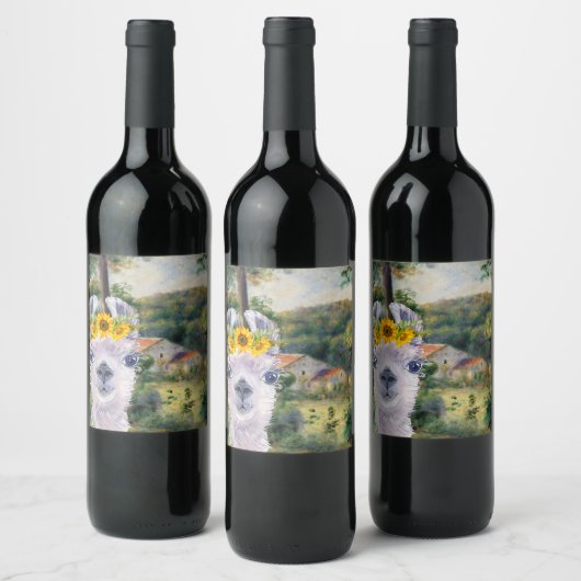 Renoir Environments von Briey und dem Extravagante Weinetikett (Flaschen)