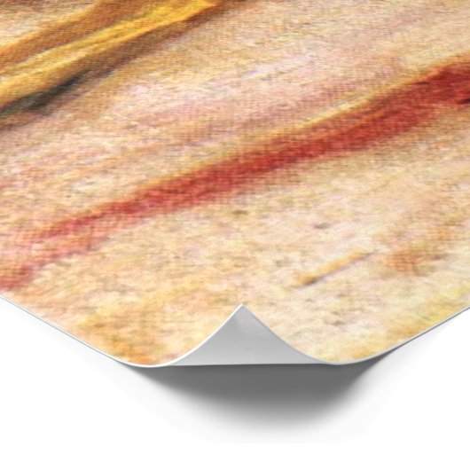 Renoir: Erdbeeren Poster (Ecke)