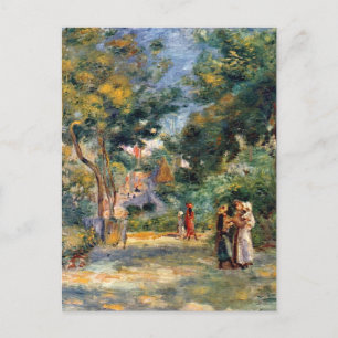 Renoir, Figuren im Garten Postkarte