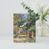 Renoir, Figuren im Garten Postkarte (Stehend Vorderseite)