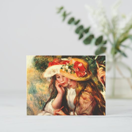 Renoir Fine Art Postcard - Renoir Gemälde Postkarte (Stehend Vorderseite)