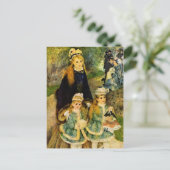 Renoir Fine Art Postkarte (Stehend Vorderseite)