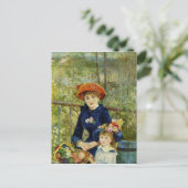 Renoir Fine Art Postkarte (Stehend Vorderseite)