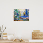 Renoir - Flusslandschaft 1890 Poster (Küche)