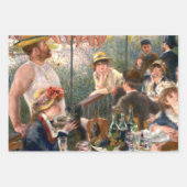 Renoir Frau am Piano Vintage Impressionistin Geschenkpapier Set (Vorderseite 2)