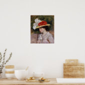 Renoir - Frau in einem Flower Hat Poster (Küche)