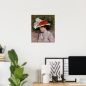 Renoir - Frau in einem Flower Hat Poster (Heimbüro)
