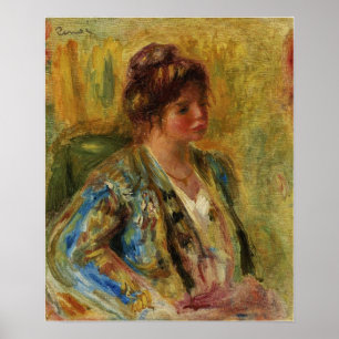 Renoir - Frau in orientalischer Kleidung 1895 Poster