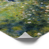 Renoir Frau mit Parasol im Garten Poster (Ecke)