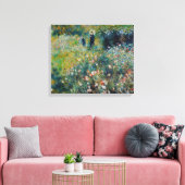 Renoir - Frau mit Sonnenschirm im Garten Leinwanddruck (Insitu (Wohnzimmer))