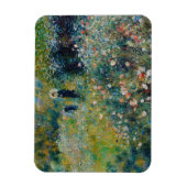 Renoir - Frau mit Sonnenschirm im Garten Magnet (Vertikal)