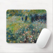 Renoir - Frau mit Sonnenschirm im Garten Mousepad (Mit Mouse)