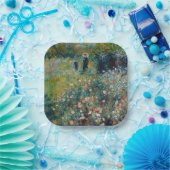 Renoir - Frau mit Sonnenschirm im Garten Pappteller (Party)