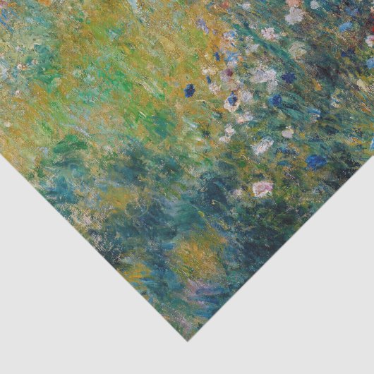 Renoir - Frau mit Sonnenschirm im Garten Seidenpapier (Detail)