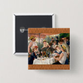 Renoir French Luncheon Boating Party Button (Vorne & Hinten)