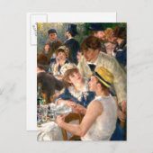 Renoir French Luncheon Boating Party Einladungspostkarte (Vorne/Hinten)