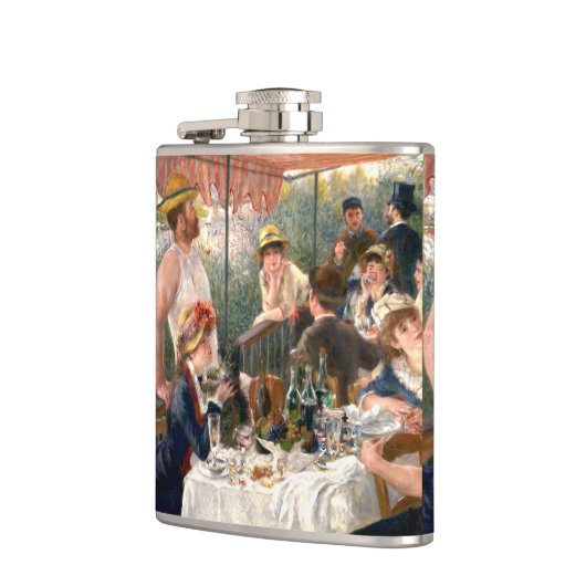 Renoir French Luncheon Boating Party Flachmann (Links)