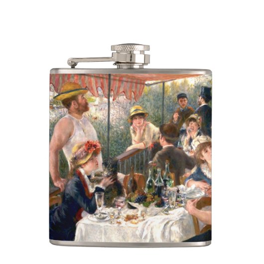 Renoir French Luncheon Boating Party Flachmann (Vorderseite)