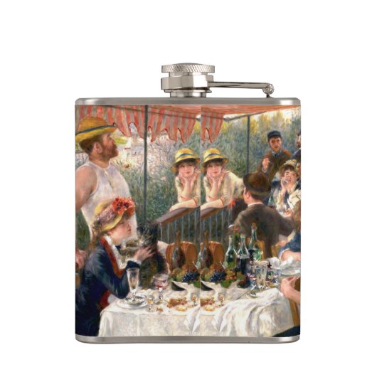 Renoir French Luncheon Boating Party Flachmann (Rückseite)