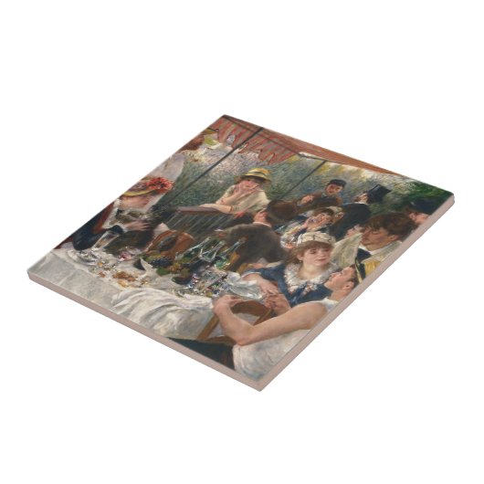 Renoir French Luncheon Boating Party Fliese (Seite)
