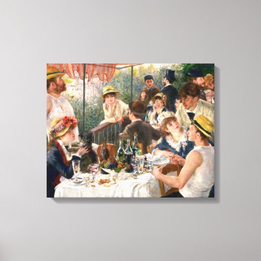 Renoir French Luncheon Boating Party Leinwanddruck (Vorderseite)