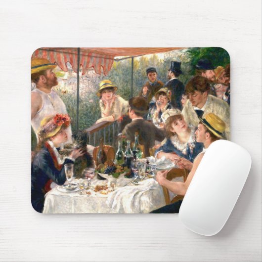 Renoir French Luncheon Boating Party Mousepad (Mit Mouse)