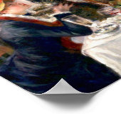 Renoir French Luncheon Boating Party Poster (Ecke)