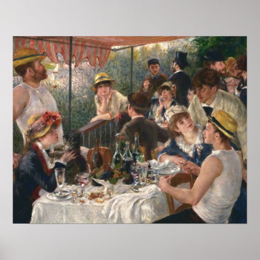 Renoir French Luncheon Boating Party Poster (Vorne)