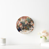 Renoir French Luncheon Boating Party Runde Wanduhr (Zuhause)