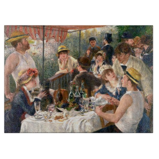 Renoir French Luncheon Boating Party Schneidebrett (Vorderseite)