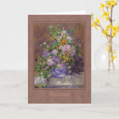 Renoir Frühling Blume Bouquet CC0864 Happy Geburts Karte (Gelbe Blume)