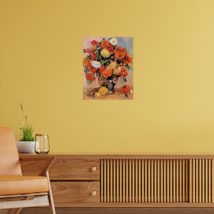 Renoir-Gemälde, Blumen-Vase, Poster