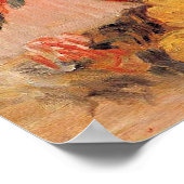 Renoir-Gemälde, Blumen-Vase, Poster (Ecke)