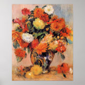 Renoir-Gemälde, Blumen-Vase, Poster (Vorne)