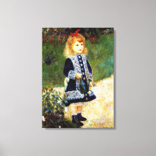 Renoir - Girl mit einer Wasserquelle Leinwanddruck