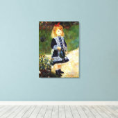 Renoir - Girl mit einer Wasserquelle Leinwanddruck (Insitu (Holzboden))