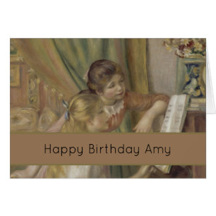 Renoir Girls am Piano Impressionismus Malerei