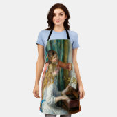 Renoir Girls am Piano Impressionismus Malerei Schürze (Getragen)