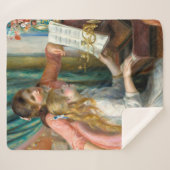 Renoir Girls am Piano Impressionismus Malerei Sherpadecke (Vorderseite (Horizontal))