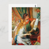 Renoir Girls - The Restaurant Postkarte (Vorne/Hinten)